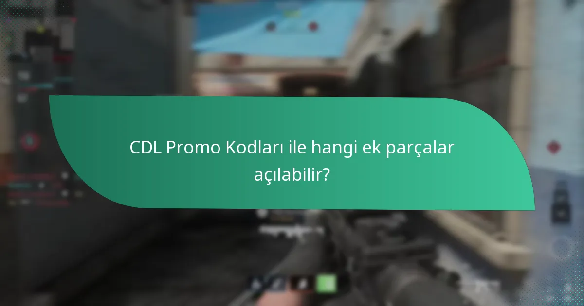CDL Promo Kodları aracılığıyla hangi silah kaplamaları mevcuttur?