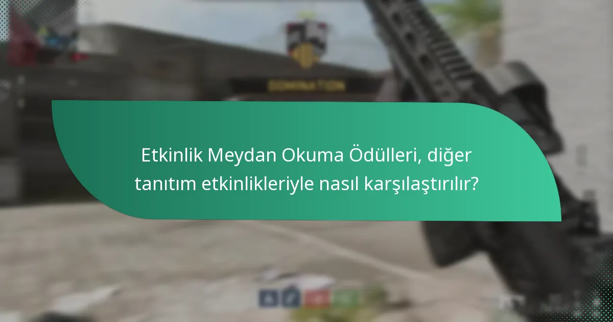 Etkinlik Meydan Okumalarında Hangi Tür Ödüller Mevcuttur?