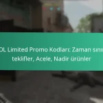Etkinlik Mücadelesi Zaman Sınırlı Ödüller: Acele, Özel teklifler, Nadir eşyalar